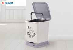 Thùng Rác 22L tiện lợi, ngăn mùi, có nắp đậy kín 8015 Nhựa Việt Nhật Shop