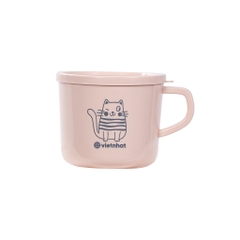Ca tròn uống nước mini có nắp 6030 Nhựa Việt Nhật Shop
