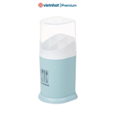 Hộp Đũa, Ống đựng đũa có nắp sạch sẽ, Nhà Bếp  4 ngăn Nhật O2719 Nhựa Việt Nhật Shop
