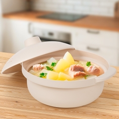 Âu đựng cơm canh có nắp tiện dụng Nhựa Việt Nhật A6419 Nhựa Việt Nhật Premium