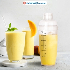 Bình lắc Shaker pha chế nhựa chia vạch đen Việt Nhật BPC 0101/0102/0103 Nhựa Việt Nhật Premium