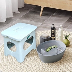 Ghế đẩu gấp gọn 2 size cao cấp Hokori 2058/2059 Nhựa Việt Nhật Shop