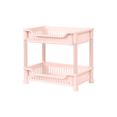 Kệ nhựa, kệ chữ nhật lắp ráp 2 tầng, 3 tầng  5538-2/ 5538-3 mẫu mới KCN Nhựa Việt Nhật Shop