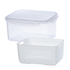 Bộ 2 Hộp thực phẩm chữ nhật 2 lớp 6580/6582 Nhựa Việt Nhật Shop