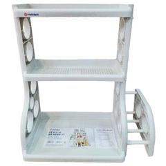 Kệ gia vị, kệ đựng gia vị có giá đỡ dao thớt đa năng 2 tầng, 3 tầng K5589 Nhựa Việt Nhật Shop