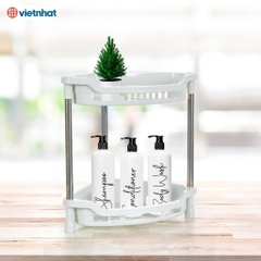 Kệ góc kệ tam giác inox 2T 3T tháo lắp cao cấp Hokori K5585 Nhựa Việt Nhật Shop