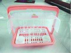 Khay úp bình sữa có nắp đậy tiện lợi, khay úp bình đa năng K1361-1 Nhựa Việt Nhật Shop