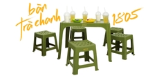 Ghế Đẩu Trung Siêu Cứng Cáp 2055 Nhựa Việt Nhật Shop