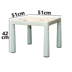 Bàn học sinh hình Vuông có in hình 1810-1 Nhựa Việt Nhật Shop