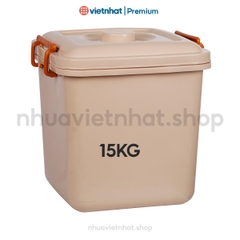Thùng đựng gạo tiện ích 10kg - 15kg 53/5353 Nhựa Việt Nhật Shop