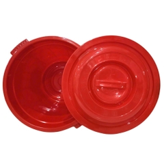 Thùng nhựa nắp tròn truyền thống 120L siêu bền 5380 Nhựa Việt Nhật Shop