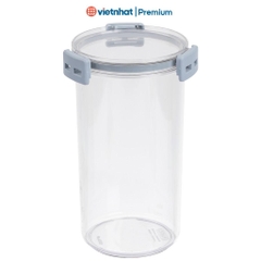 Hộp đựng thực phẩm đồ khô dáng tròn Hokori HKTH 6593/6594/6595 Nhựa Việt Nhật Premium