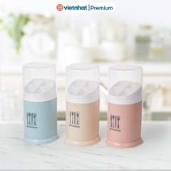 Hộp Đũa, Ống đựng đũa có nắp sạch sẽ, Nhà Bếp  4 ngăn Nhật O2719 Nhựa Việt Nhật Shop