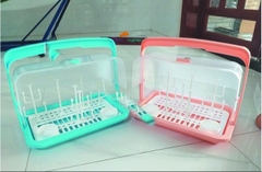 Khay úp bình sữa có nắp đậy tiện lợi, khay úp bình đa năng K1361-1 Nhựa Việt Nhật Shop