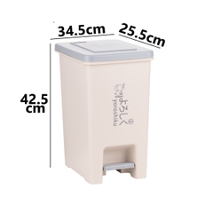 Thùng Rác vuông có Bật nắp đậy, Đựng Rác tiện lợi đủ size cao cấp Hokori 8061/8062/8063 Nhựa Việt Nhật Shop