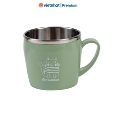 Cốc, ly inox ăn dặm giữ nhiệt cho bé 200ml C6351 Nhựa Việt Nhật Shop