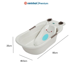 Chậu tắm ếch Hokori Nhựa Việt Nhật cho bé sơ sinh C2203 Nhựa Việt Nhật Premium