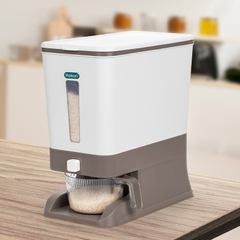 Thùng đựng gạo tiện ích 20kg có ca đong cao cấp Hokori 5339 Nhựa Việt Nhật Shop