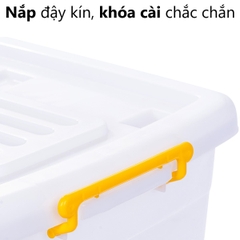 Thùng nhựa chữ Nhật 125L siêu bền 5329 Nhựa Việt Nhật Shop