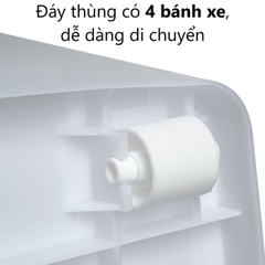 Thùng nhựa chữ Nhật 125L siêu bền 5329 Nhựa Việt Nhật Shop