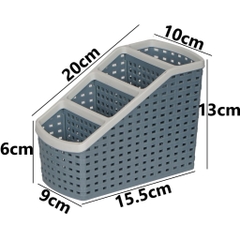 Khay nhựa tiện ích 4 ngăn đa năng K5696 Nhựa Việt Nhật Shop