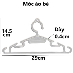 Mắc áo trẻ em cao cấp Hokori 2830 Nhựa Việt Nhật Shop