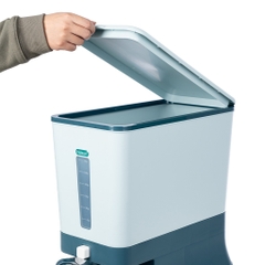 Thùng đựng gạo tiện ích 20kg có ca đong cao cấp Hokori 5339 Nhựa Việt Nhật Shop