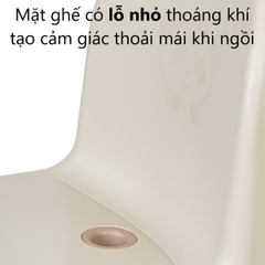Ghế tựa trẻ em mẫu lưng tròn nhật 1952 Nhựa Việt Nhật Premium