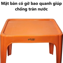 Bàn trà chanh vỉa hè đa sắc màu 1819 Nhựa Việt Nhật Shop