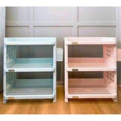 Kệ đựng bát đĩa chữ nhật 3 tầng tiện dụng, kệ nhật 3T 5528-3 Nhựa Việt Nhật Shop