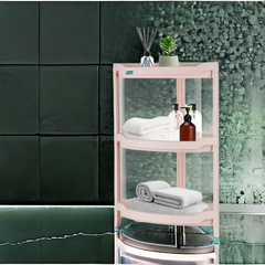 Kệ góc, kệ tam giác để đồ tiện lợi Hokori 2 tầng, 3 tầng 5555 Nhựa Việt Nhật Shop