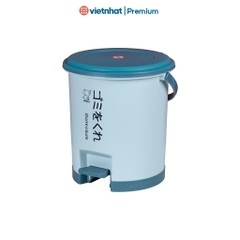 Thùng rác tròn có chân đạp 10L cao cấp Hokori B8066 Nhựa Việt Nhật Shop