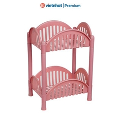 Kệ kiểu, kệ chữ nhật để đồ, kệ nhựa 2T, 3T 5522 Nhựa Việt Nhật Shop