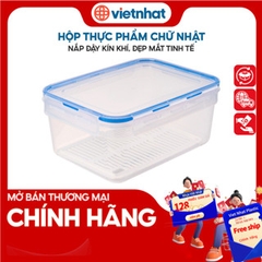 Hộp thực phẩm, hộp đựng thực phẩm có lưới lọc 4800ml/7000ml 6568/ 6569 HL Nhựa Việt Nhật Shop