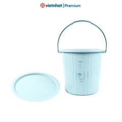 Xô nhựa, xô đựng nước, xô 15L có nắp Hokori X5238 Nhựa Việt Nhật shop