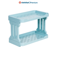 Kệ gia vị mini, kệ nhựa mini 2 tầng Nhựa Việt Nhật K5590-2 Nhựa Việt Nhật Shop