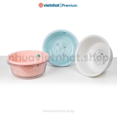 Chậu nhựa cao cấp Hokori, chậu đa năng 3T, 3T6 - 2315/2316 chậu rửa mặt nhựa bóng đẹp Nhựa Việt Nhật Shop