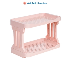 Kệ gia vị mini, kệ nhựa mini 2 tầng Nhựa Việt Nhật K5590-2 Nhựa Việt Nhật Shop