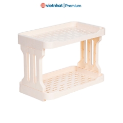 Kệ gia vị mini, kệ nhựa mini 2 tầng Nhựa Việt Nhật K5590-2 Nhựa Việt Nhật Shop