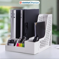 Khay đựng tài liệu 3 ngăn văn phòng để bàn đa năng, tiện lợi K5680 Nhựa Việt Nhật shop