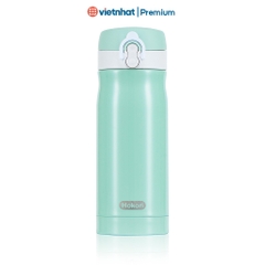 Bình giữ nhiệt inox mini 350ml cao cấp Hokori B0121 Nhựa Việt Nhật Shop