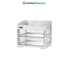 Tủ mỹ phẩm để bàn có ngăn 2T 3T 4T Hokori 3636 Nhựa Việt Nhật Shop