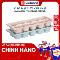 Khay đá, vỉ đá, vỉ đá mặt cười 10 viên 6925 Nhựa Việt Nhật shop
