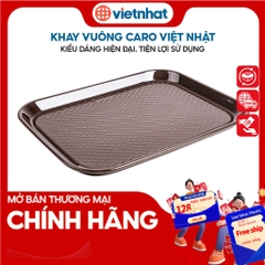 Khay nhựa, khay nhựa đựng đồ, khay vuông caro 5645 Nhựa Việt Nhật Shop