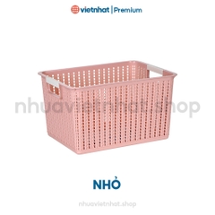 Rổ đan mây đựng đồ đa năng 3 size đựng quần áo, đồ dùng R3415 Nhựa Việt Nhật shop