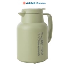 Bình giữ nhiệt ruột thủy tinh 1L 1.5L Hokori B3981 Nhựa Việt Nhật Shop