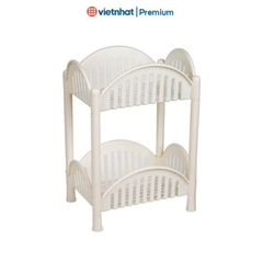 Kệ kiểu, kệ chữ nhật để đồ, kệ nhựa 2T, 3T 5522 Nhựa Việt Nhật Shop
