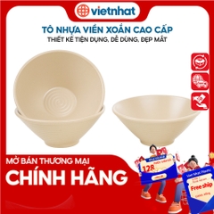 Tô xoắn nhám, tô loe, bát loa đủi size nhựa nhám 6843/6844/6845 Nhựa Việt Nhật Shop