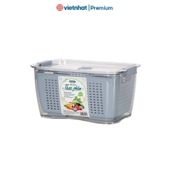 Hộp đựng thực phẩm 2 lớp đựng tủ lạnh Hokori B6588/89 Nhựa Việt Nhật Shop