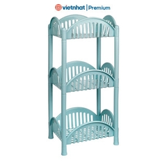 Kệ kiểu, kệ chữ nhật để đồ, kệ nhựa 2T, 3T 5522 Nhựa Việt Nhật Shop